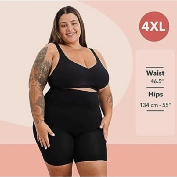 SHAPERMINT High Waisted Body Shaper Shorts Shapewear Tummy Control Slimming 4XL - Picture 1 of 8